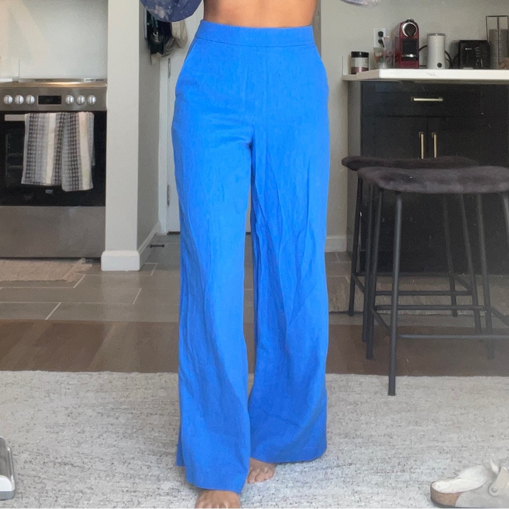 BCBGMAXAZRIA Women's Full Length Wide Leg Pant